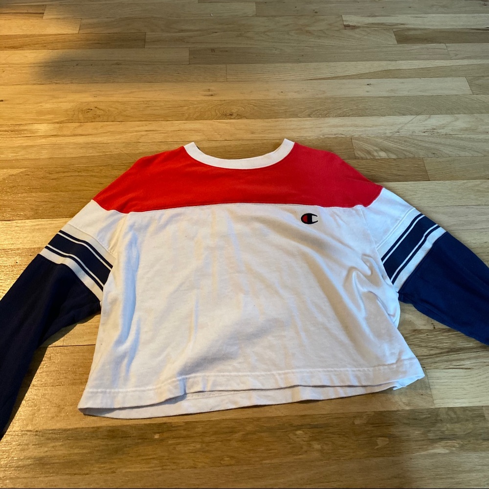 Champion long sleeve cropped shirt